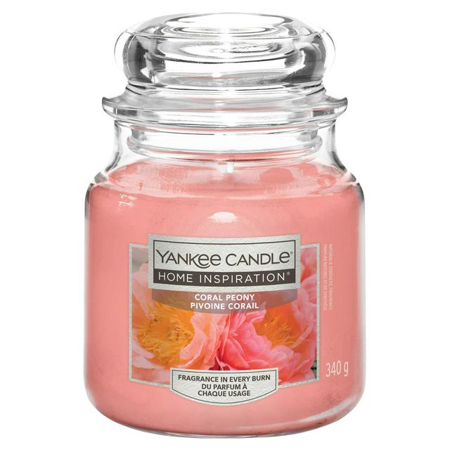 amazing smell. Yankee Candle Medium Jar Coral Peony 340g wax 
