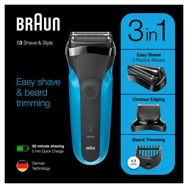 braun shave and style