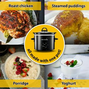 Crockpot 1.8L Slow Cooker - Black - gallery image 4