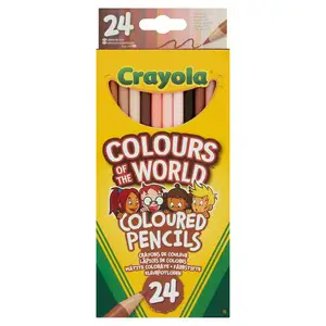 Crayola Colours of the World Coloured Pencils 24pk