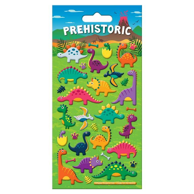 Paper Projects Prehistoric Stickers