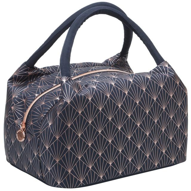Navy And Rosegold Paddington Bag - gallery image 1