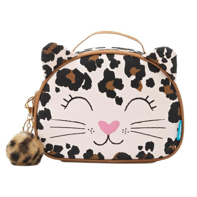 Leopard Pom Lunchbag  - gallery image 1