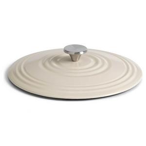 Habitat 4 Litre cast Iron Shallow Casserole Dish - Cream - gallery image 4