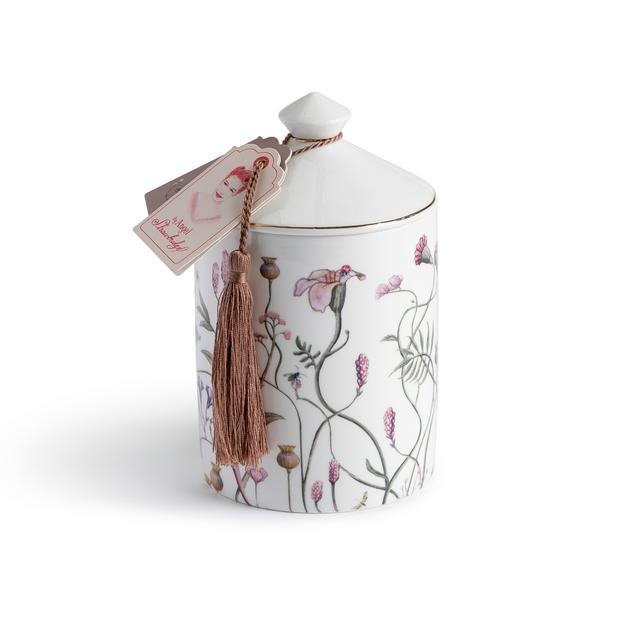 Habitat Angel White Wisteria Ceramic Candle - gallery image 1