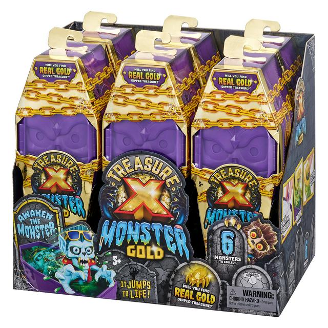 Treasure X Monsters Gold Single Pack Sainsbury S