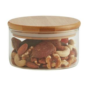 Habitat round glass jar with bamboo lid 280ml - gallery image 3