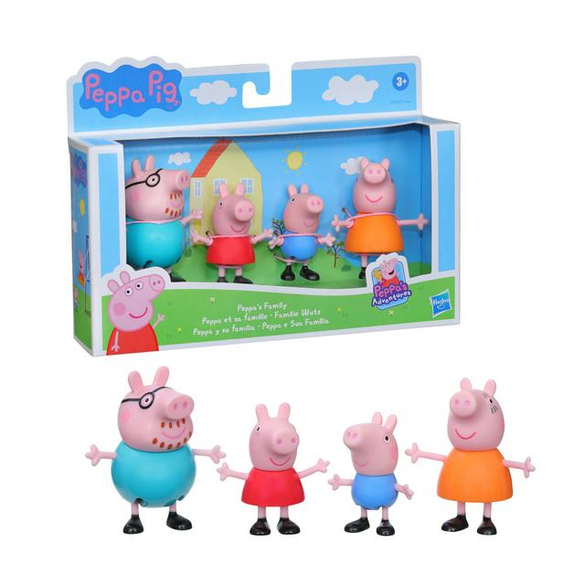 Peppa Pig Peppa'S Adventures Family Figure 4-Pack Toy Assortment |  Sainsbury's