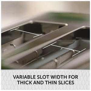 Breville VTT911 Curve 4 Slice Toaster - White and Chrome - gallery image 3
