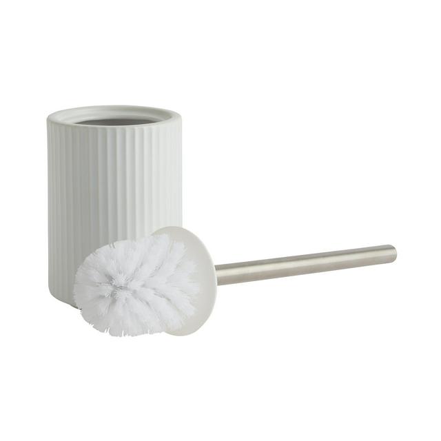 Toilet Brush & Tidy Set White - 2215783