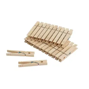 Habitat Wooden Pack of 36 Pegs