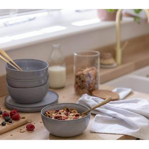 Habitat Evora Cereal Bowl Blue - gallery image 5