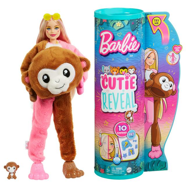 Barbie Cutie Reveal Barbie Jungle Series Doll Assortment