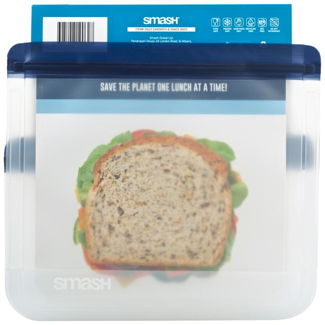 Smash Navy Sandwich Bags - gallery image 1