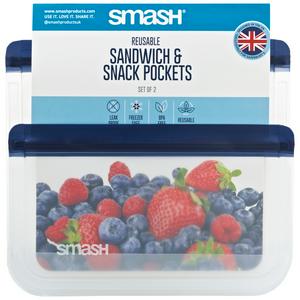 Smash Navy Sandwich Bags - gallery image 2