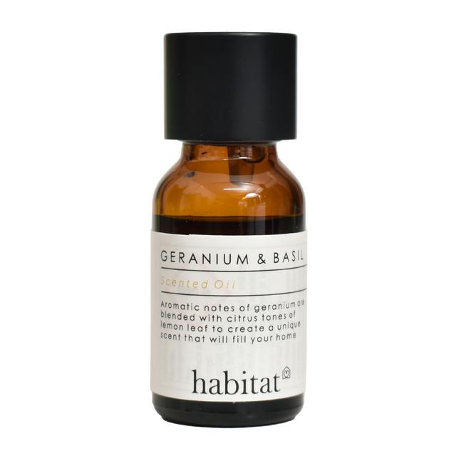 Habitat 15ml Scented Oil - Geranium & Basil - gallery image 1