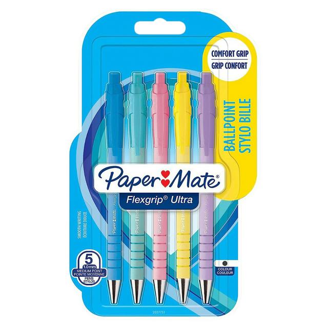 Paper Mate Flex Grip Ultra Pastel 5pk - gallery image 1