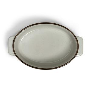 Habitat Speckle Small Ceramic Roaster - Grey - gallery image 5