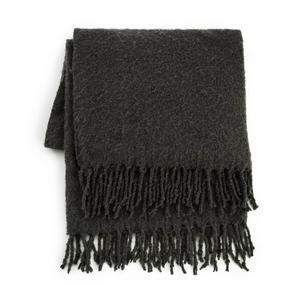 Grey knitted best sale throw sainsbury's