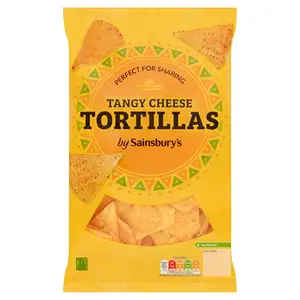 Sainsbury's Tortilla Chips Tangy Cheese 200g