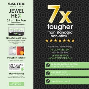 Salter Jewel Hex 24cm Frying Pan - gallery image 4