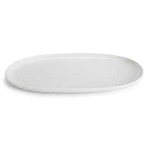 Habitat Riko Oval Porcelain Serving Platter - White