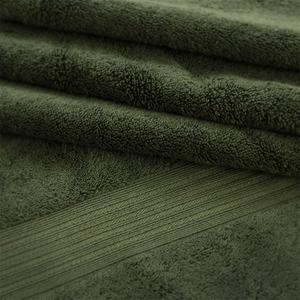 Habitat Egyptian Hand Towel - Forest Green - gallery image 2