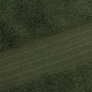 Habitat Egyptian Hand Towel - Forest Green - gallery image 4