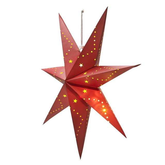 light up paper star