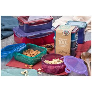 Lock & Lock Eco Rectangular Set 2x350ml & 470ml 3pc - gallery image 5