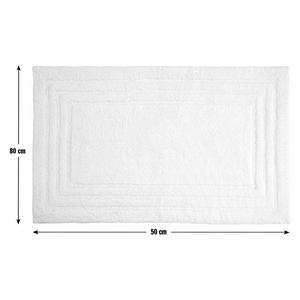 Habitat Cotton Deep Pile Tufted Bath Mat - White - gallery image 3