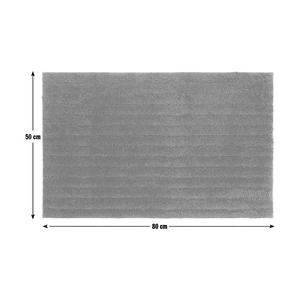 Habitat Ribbed Tufted Bath Mat - Black - gallery image 4