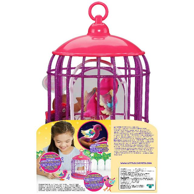 Little live pets outlet secret songbird with cage