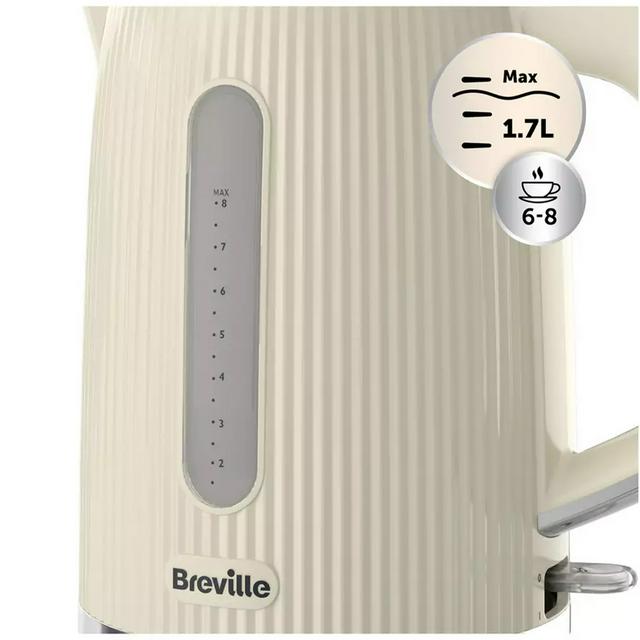 Breville VKT223 Bold Kettle Cream and Silver Sainsbury's