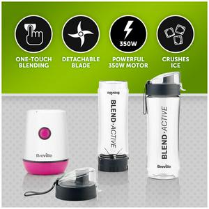 Breville VBL248 Blend Active Personal Blender – Pink - gallery image 4