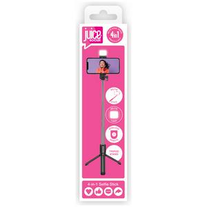 Juice Social 4In1 Glow Selfie Stick Blk - gallery image 5