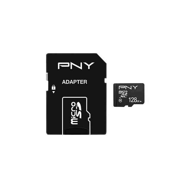 Carte Micro SD PNY microSDXC Elite 128Go + Adaptateur SD
