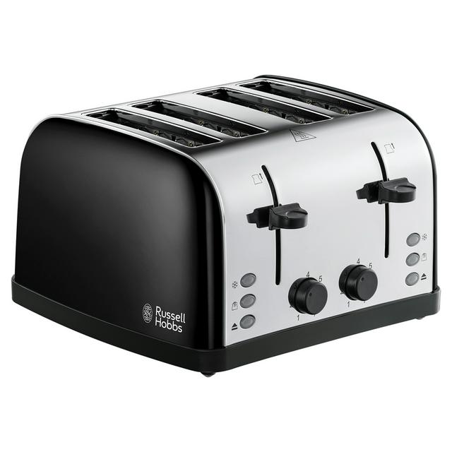 Russell Hobbs Worcester Slice Black Toaster 28360 Sainsbury's