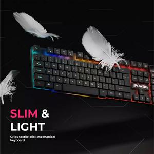 Sainsbury's Home Power Gaming RGB Wired Gaming Keyboard - Black - gallery image 4