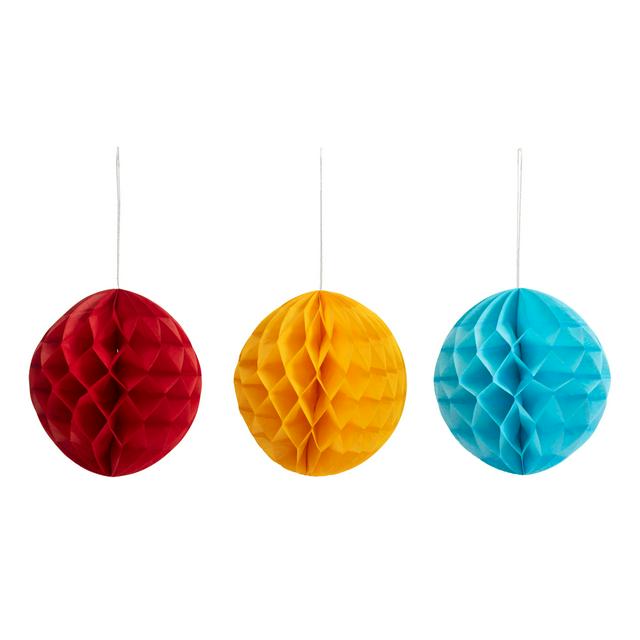 Habitat Pack of 3 Kids Paper Honeycombs