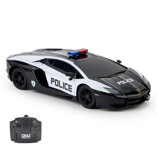 CMJ RC Cars 1:24 Scale Lamborghini Aventador Police Car Sainsbury's