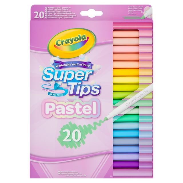 Crayola Pastel Supertips 20pk