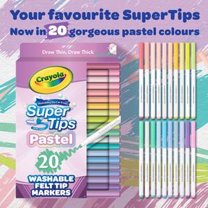 Crayola Pack of 20 Supertips Pastel - gallery image 2