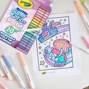 Crayola Pack of 20 Supertips Pastel - gallery image 6