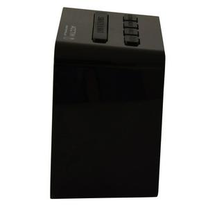 Acctim Cole Radio Controlled LCD Display Alarm Clock - Black - gallery image 3