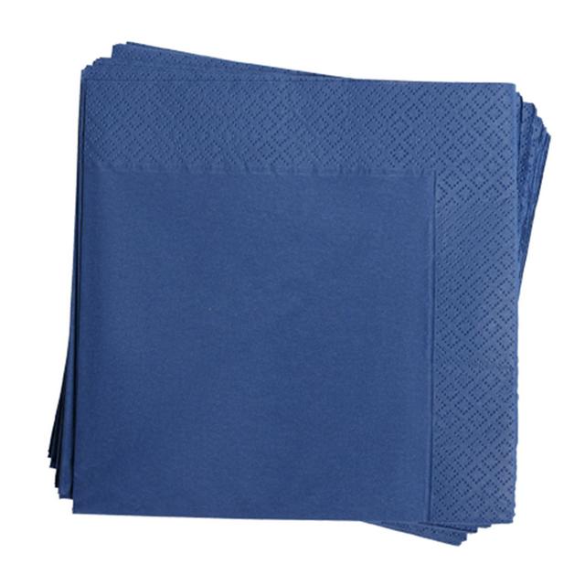 Sainsbury's Home Pack of 20 Navy Blue Paper Napkins
