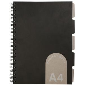 Sainsbury's Home Project Book Black/White/Grey A4