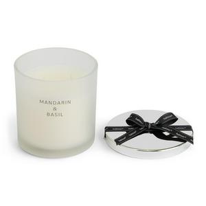 Habitat Large Candle with Lid - Mandarin & Basil - gallery image 3