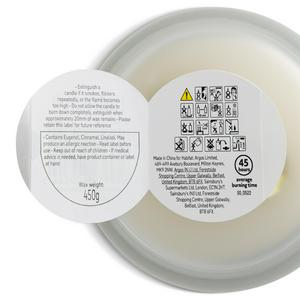 Habitat Large Candle with Lid - Mandarin & Basil - gallery image 4
