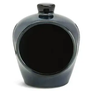 SAINSBURYS > General > Habitat Stoneware Salt Container - Navy Blue